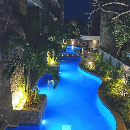 Luxury Aldea Zama 2Bed - 2Bat Apartment Private Terrace & Swim Up