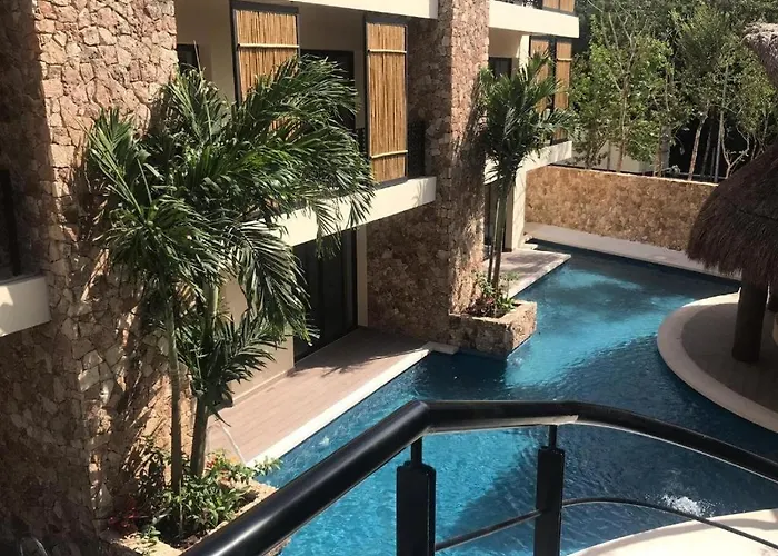 Luxury Aldea Zama 2bed - 2bat Private Terrace & Swim Up Tulum
