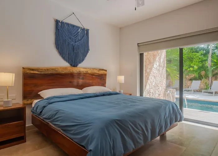 Luxury Aldea Zama 2bed - 2bat Private Terrace & Swim Up